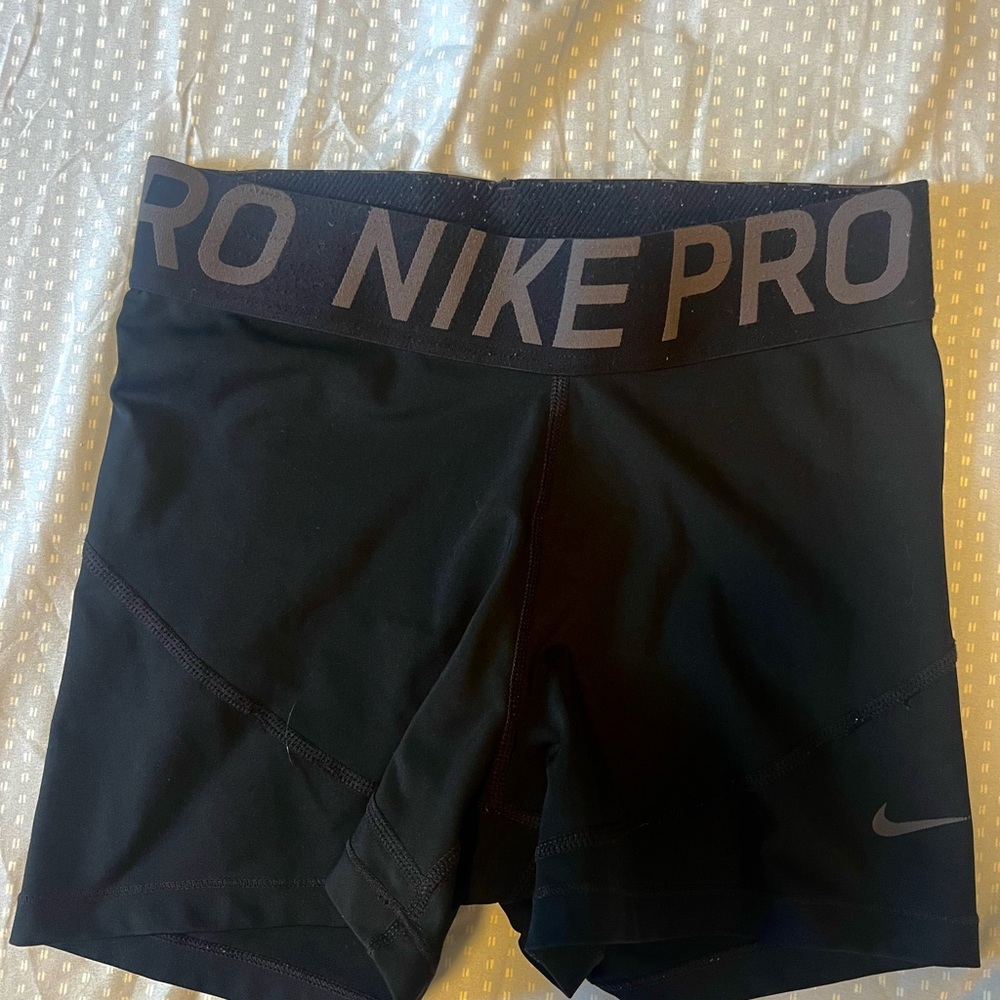 Nike Black Athletic Compression Shorts